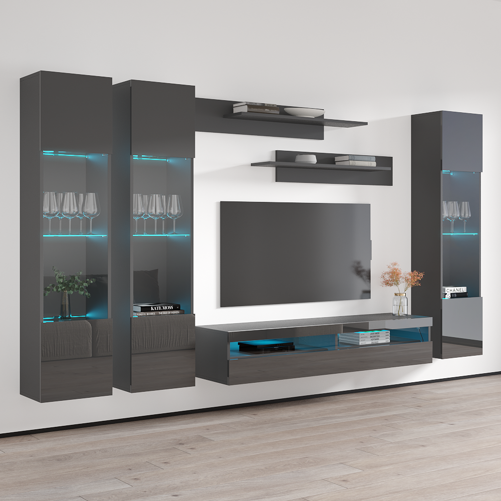 Fly C 35TV Floating Entertainment Center - Meble Furniture