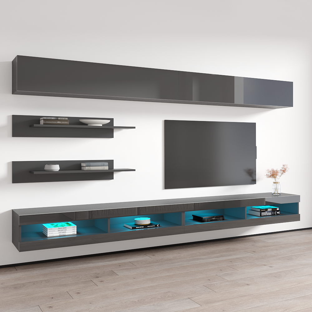 Fly I 34TV Floating Entertainment Center - Meble Furniture