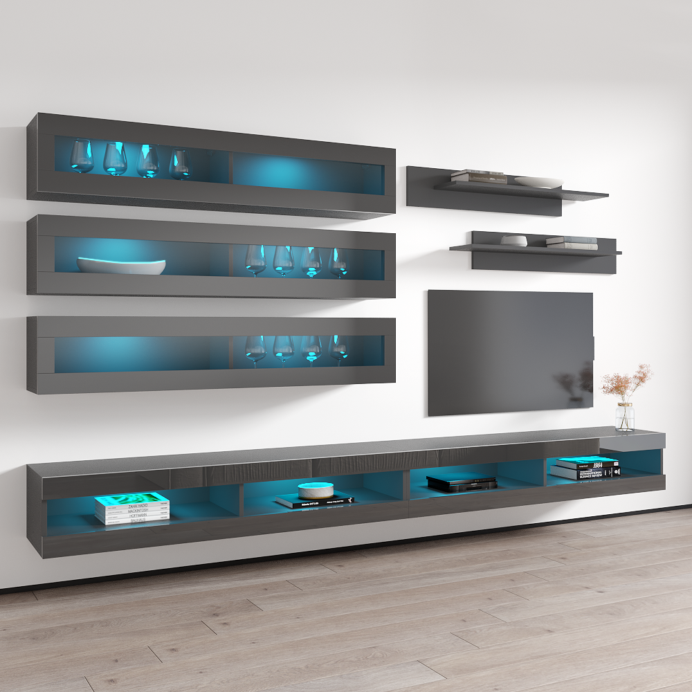 Fly J 34TV Floating Entertainment Center - Meble Furniture