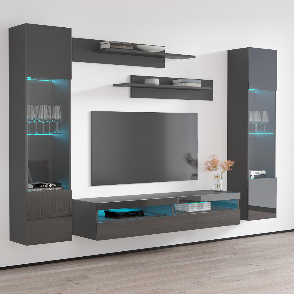 Fly A 35TV Floating Entertainment Center - Meble Furniture