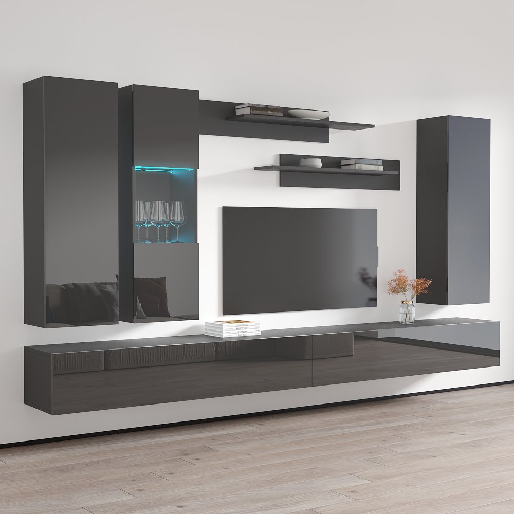 Fly E 30TV Floating Entertainment Center - Meble Furniture