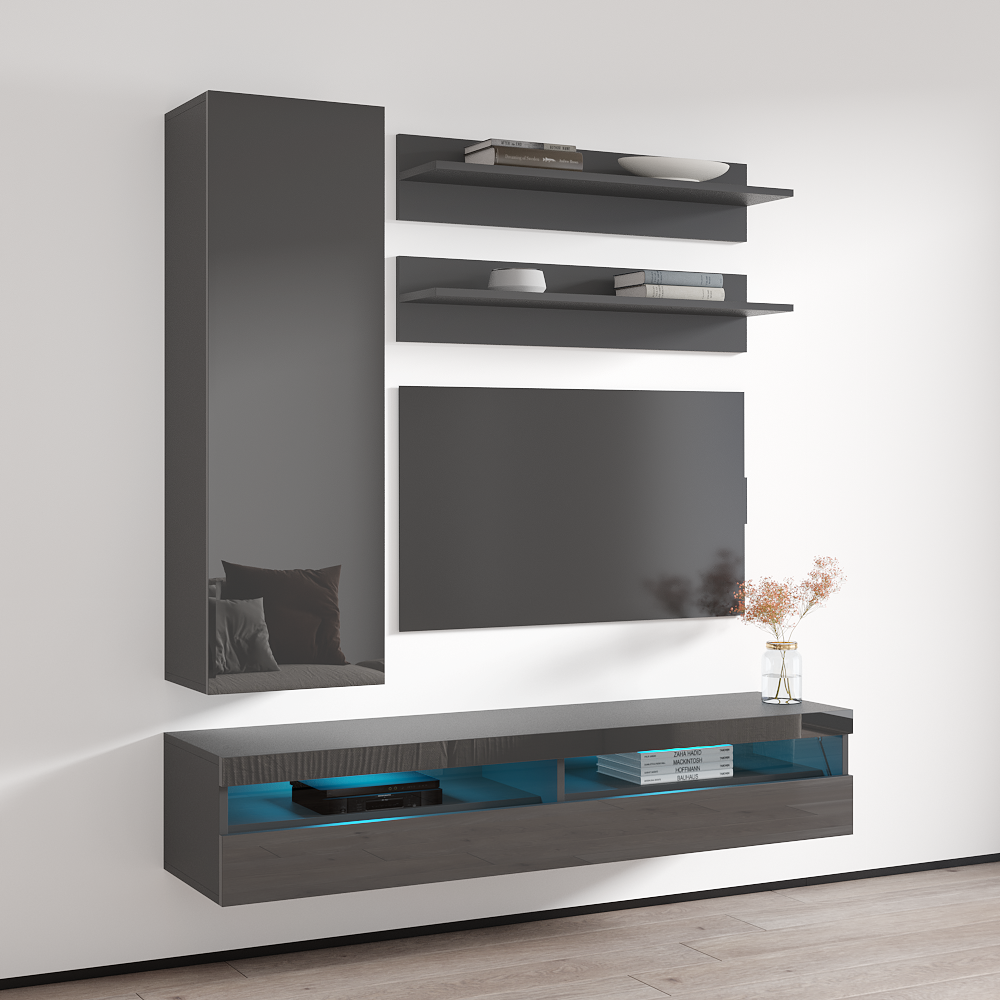Fly H 35TV Floating Entertainment Center - Meble Furniture