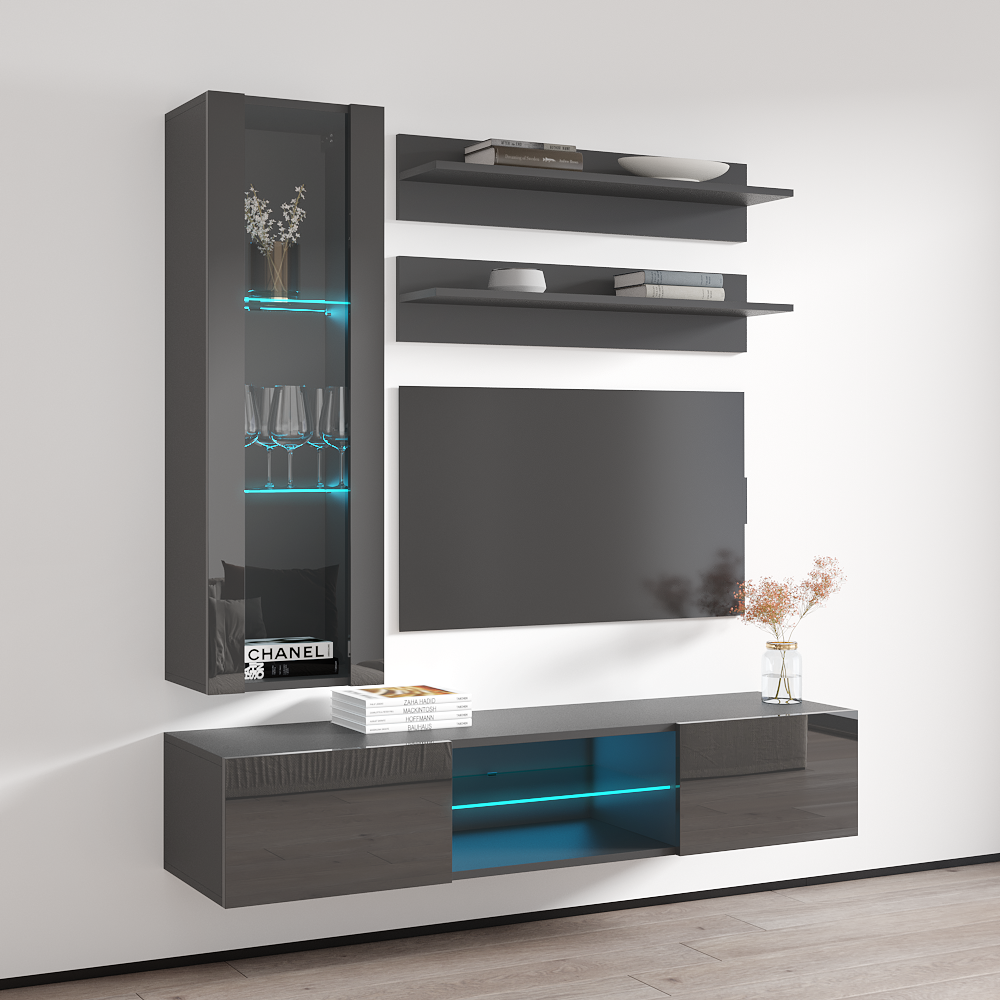 Fly H 33TV Floating Entertainment Center - Meble Furniture