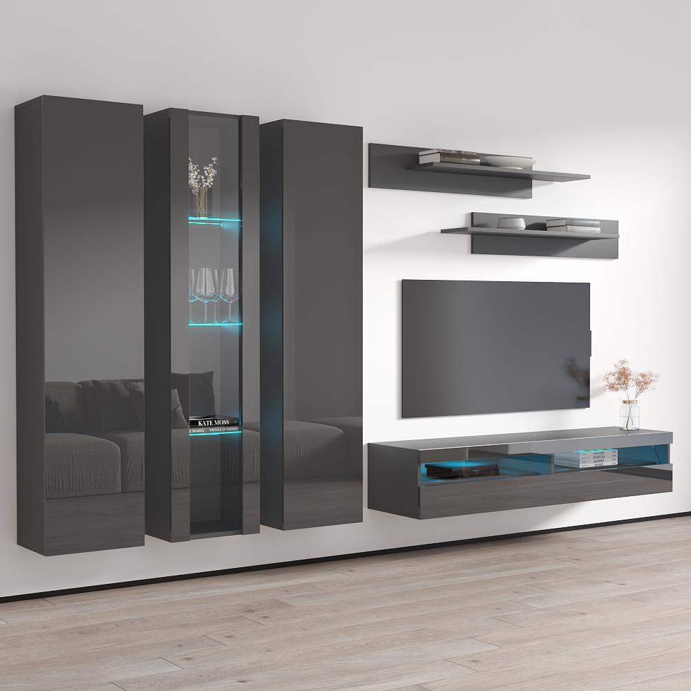 Fly C 35TV Floating Entertainment Center - Meble Furniture