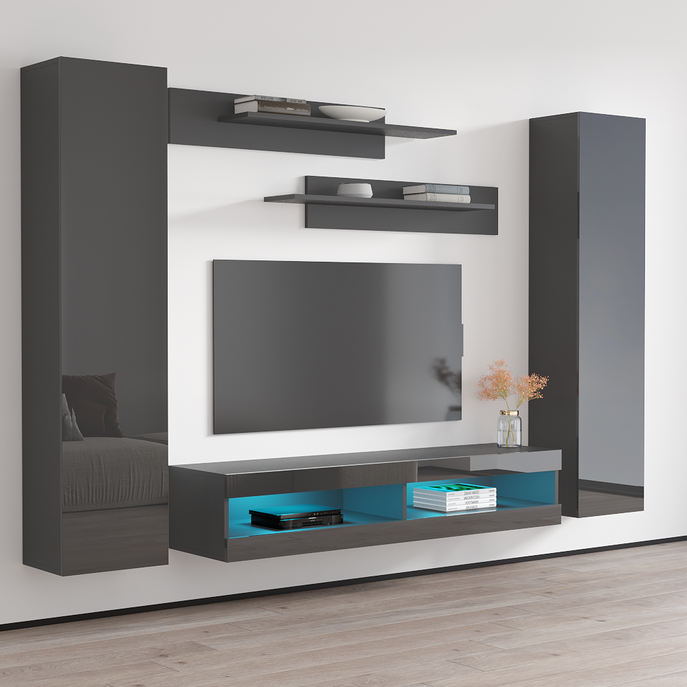 Fly A 34TV Floating Entertainment Center - Meble Furniture