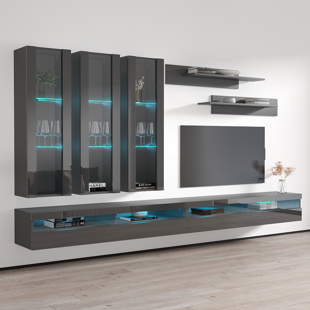 Fly E 35TV Floating Entertainment Center - Meble Furniture