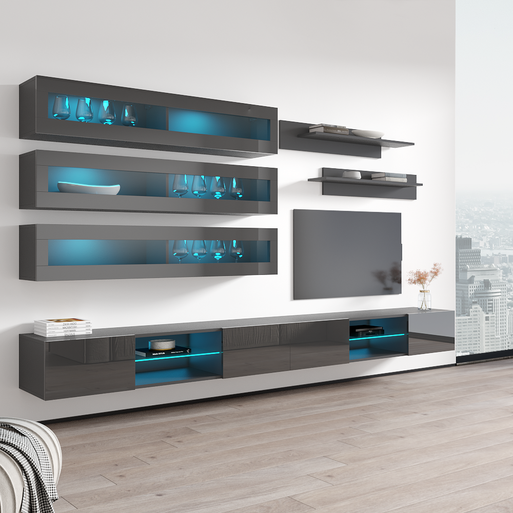 Fly J 33TV Floating Entertainment Center - Meble Furniture