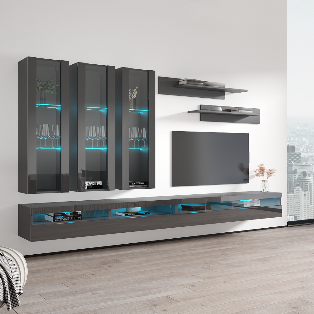 Fly E 35TV Floating Entertainment Center - Meble Furniture