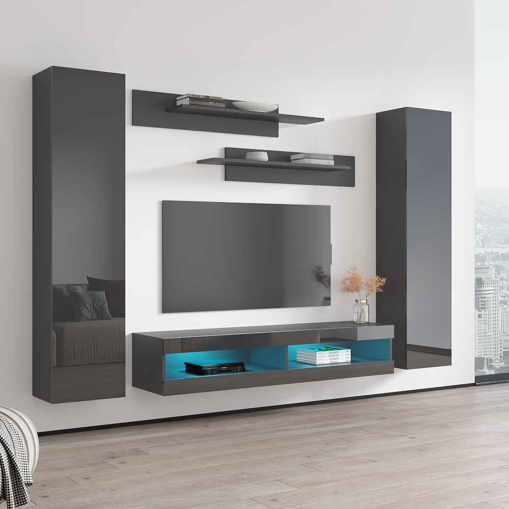 Fly A 34TV Floating Entertainment Center - Meble Furniture