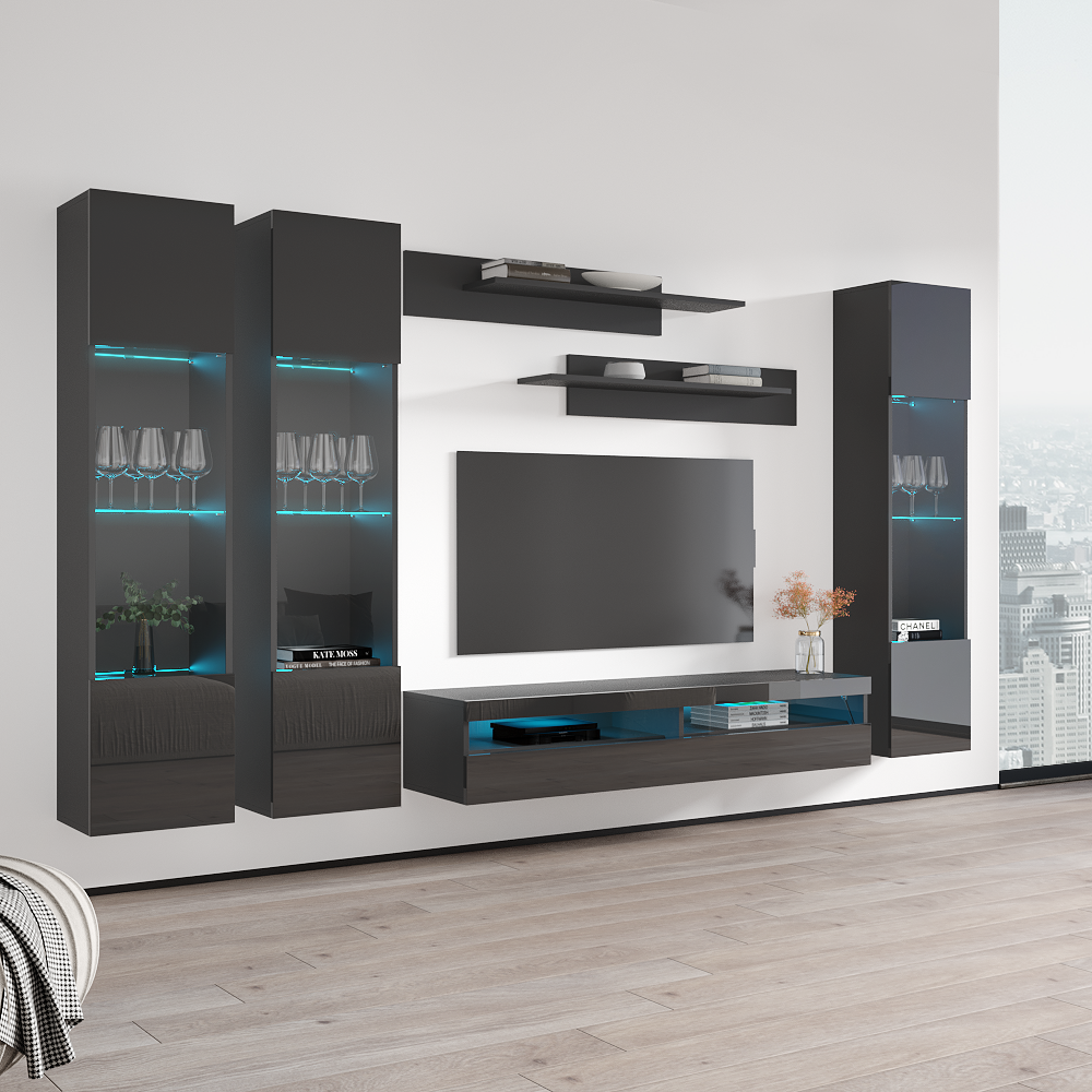 Fly C 35TV Floating Entertainment Center - Meble Furniture