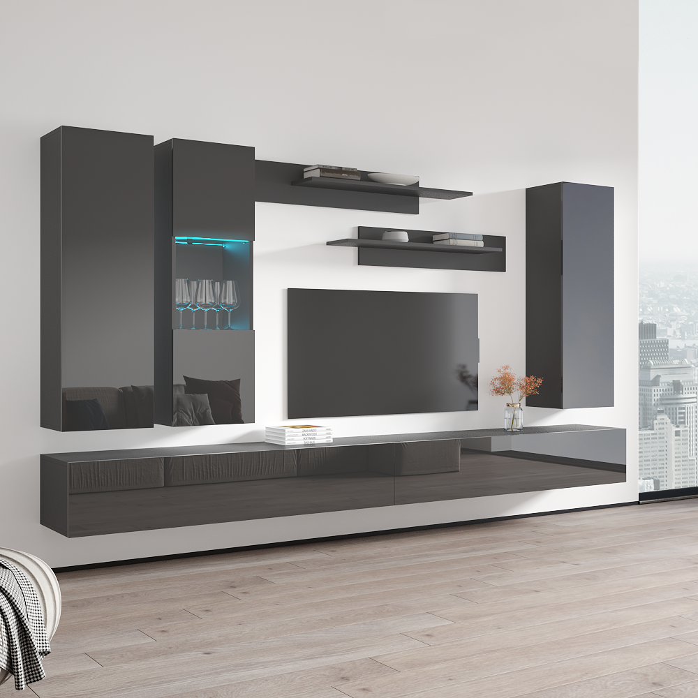Fly E 30TV Floating Entertainment Center - Meble Furniture