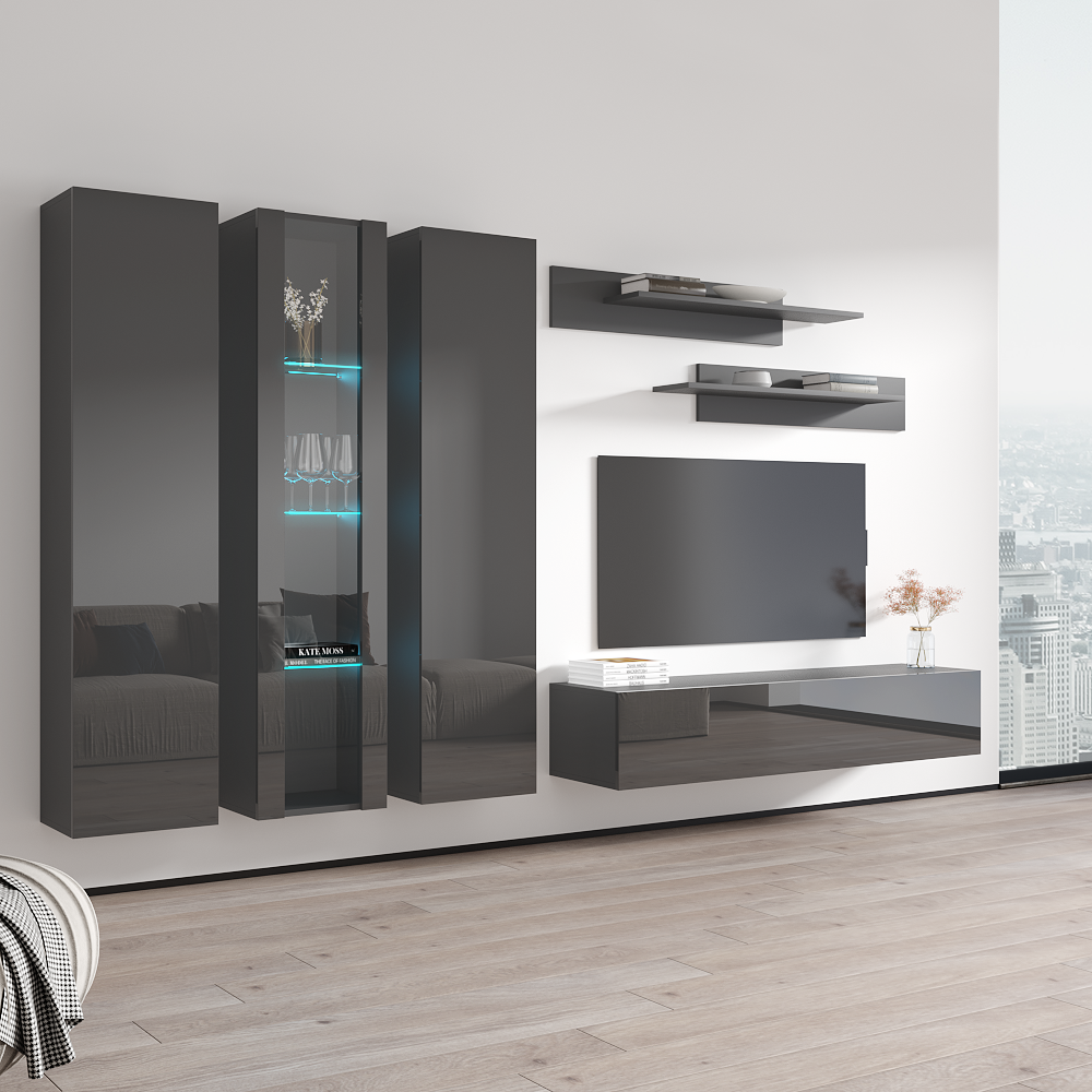 Fly C 30TV Floating Entertainment Center - Meble Furniture