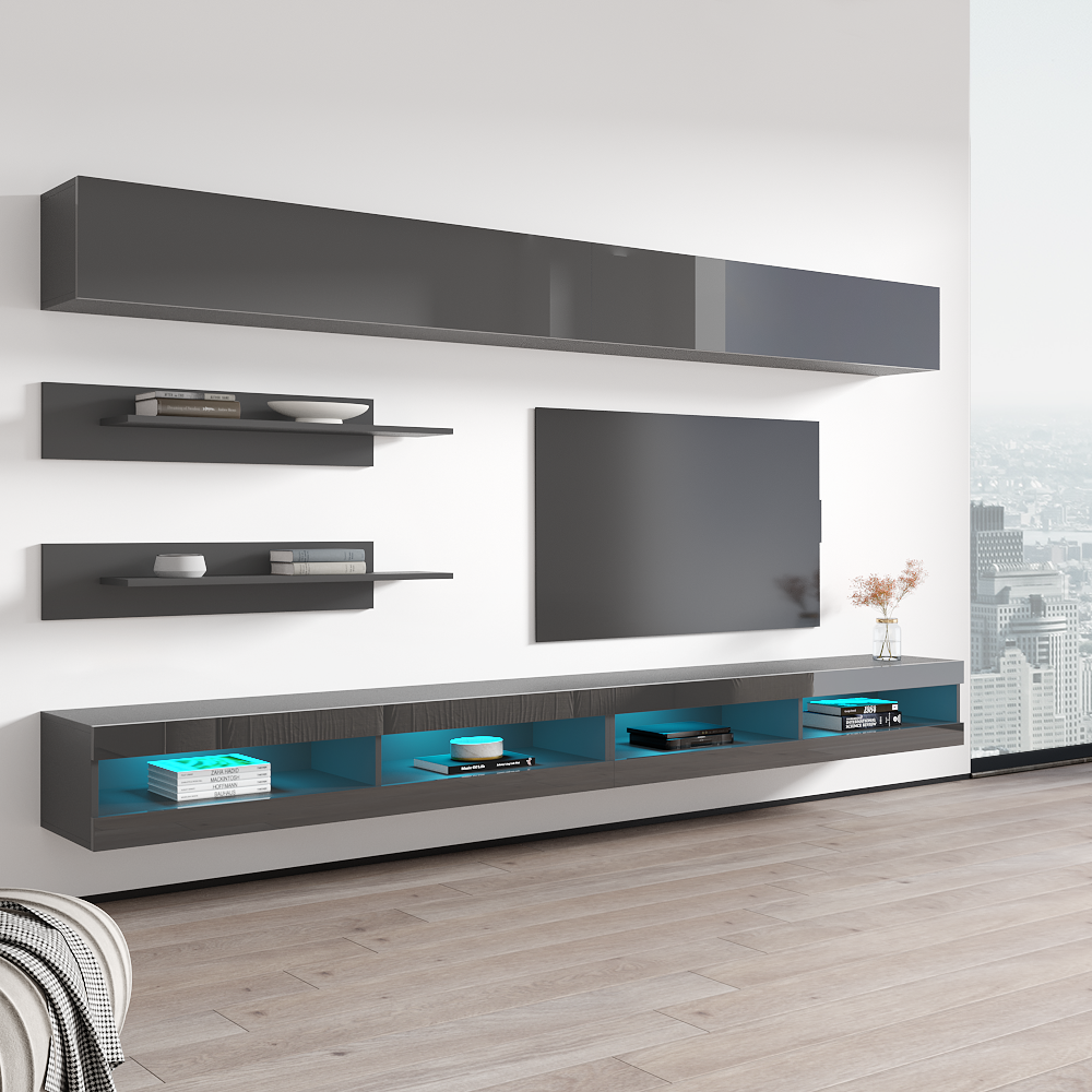 Fly I 34TV Floating Entertainment Center - Meble Furniture