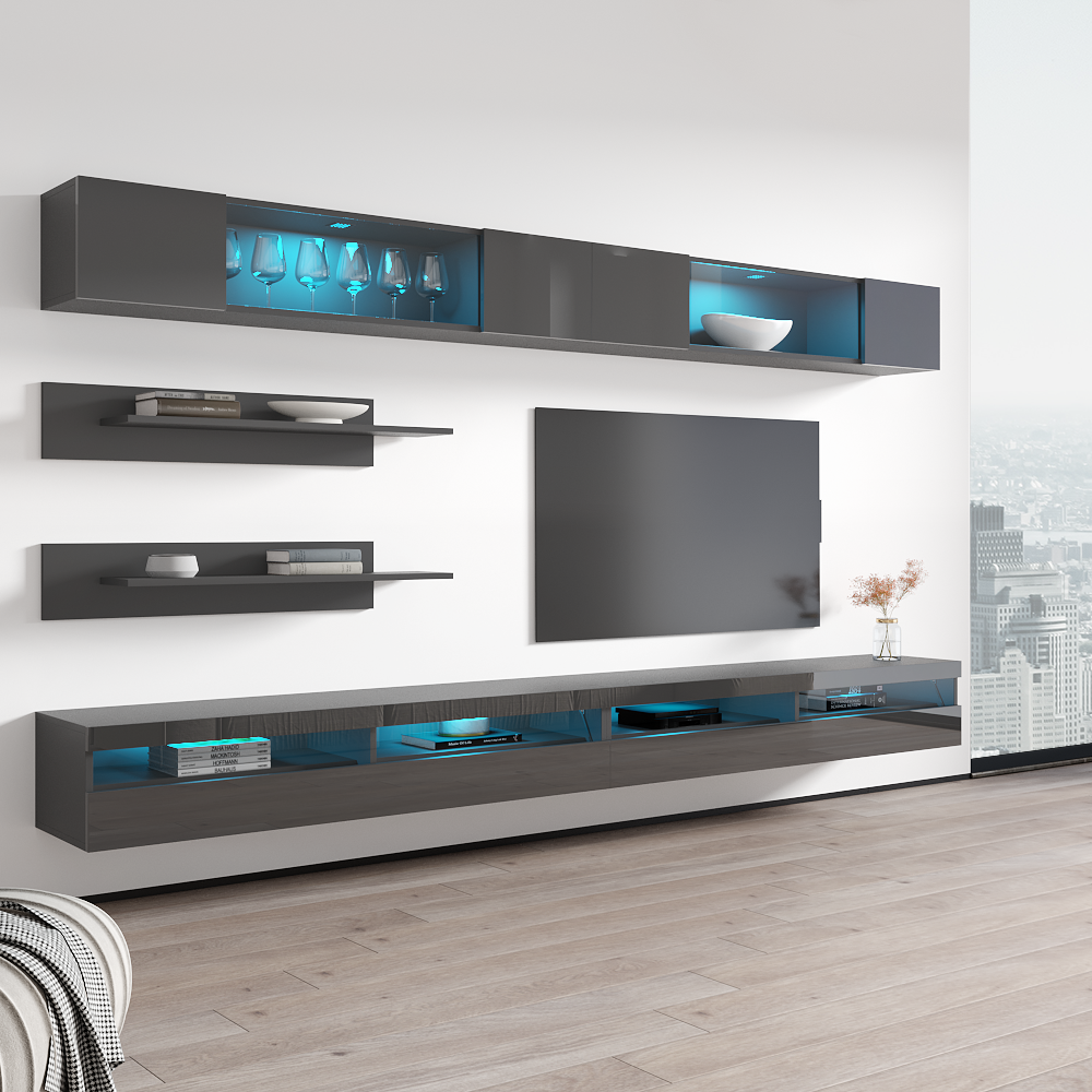 Fly I 35TV Floating Entertainment Center - Meble Furniture