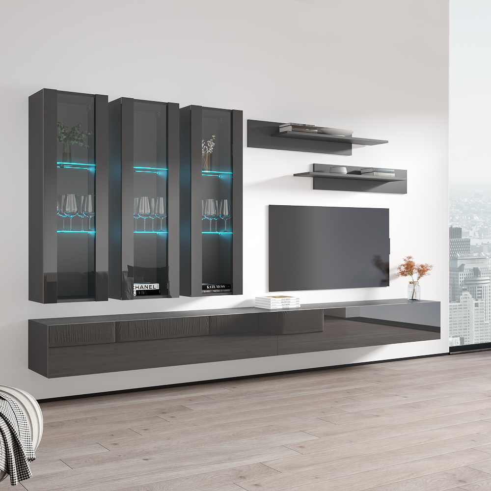 Fly E 30TV Floating Entertainment Center - Meble Furniture