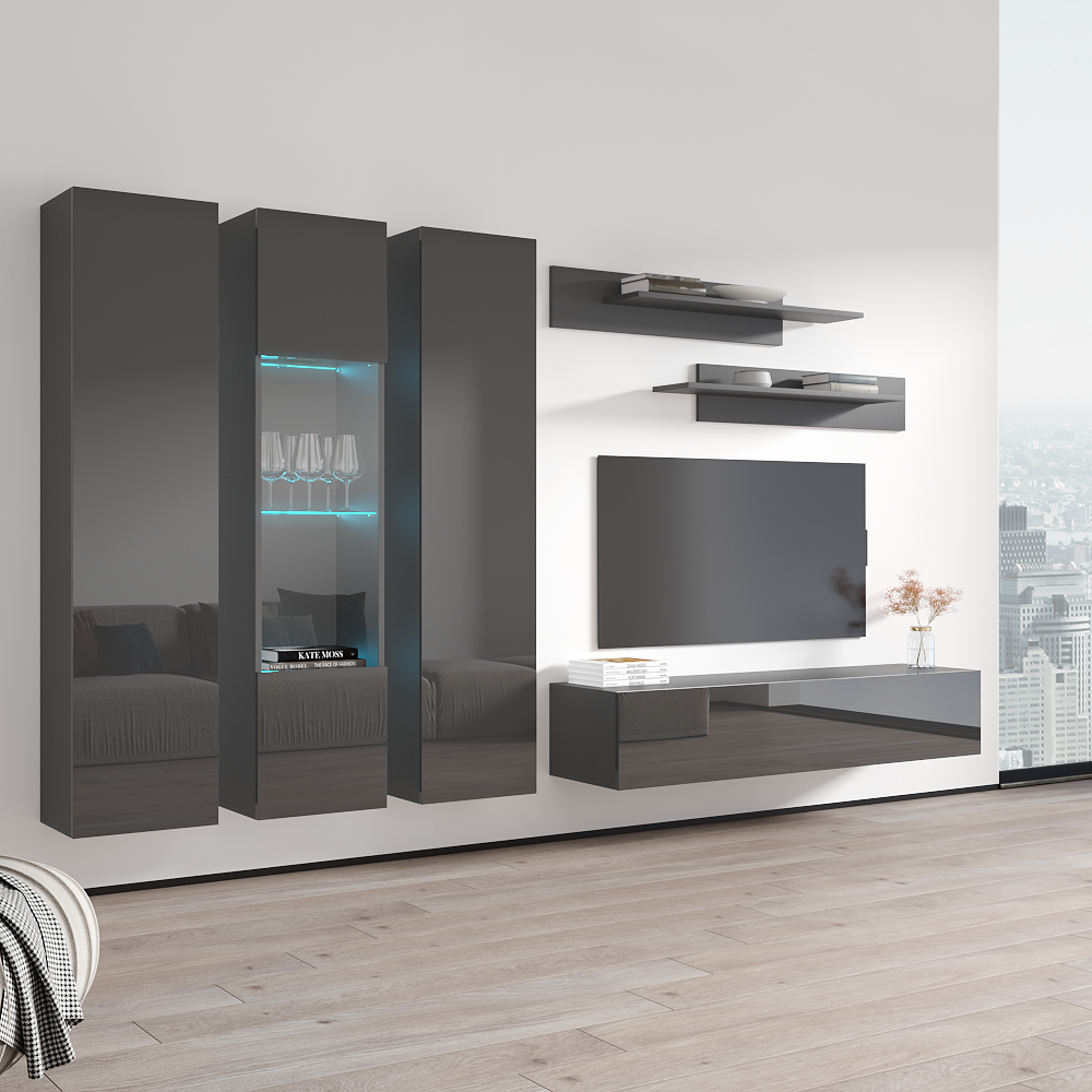 Fly C 30TV Floating Entertainment Center - Meble Furniture