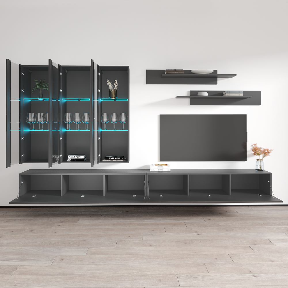 Fly E 30TV Floating Entertainment Center - Meble Furniture