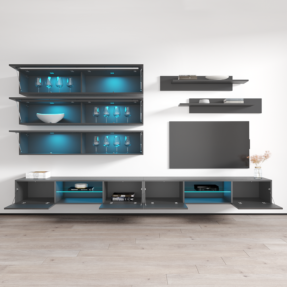 Fly J 33TV Floating Entertainment Center - Meble Furniture