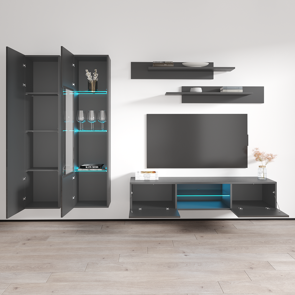 Fly A 33TV Floating Entertainment Center - Meble Furniture
