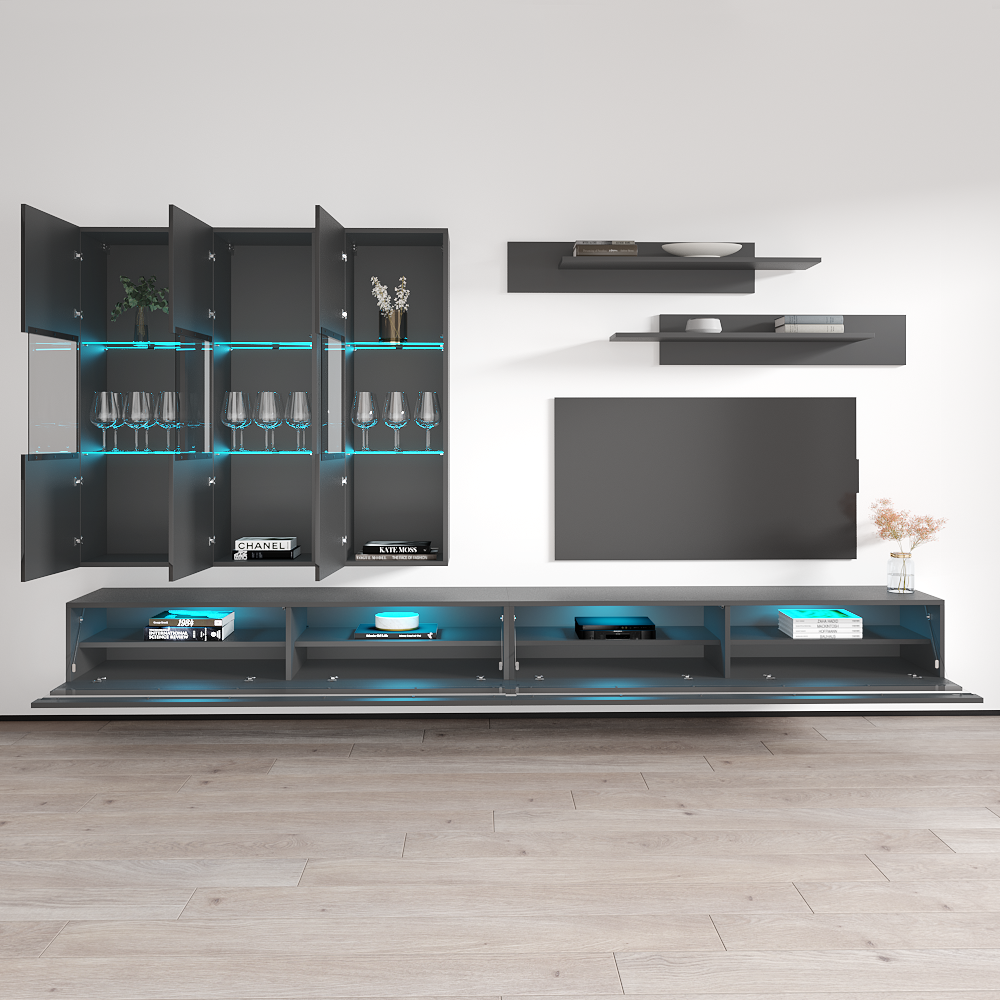 Fly E 35TV Floating Entertainment Center - Meble Furniture