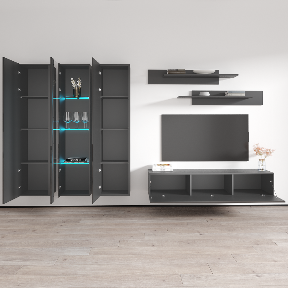 Fly C 30TV Floating Entertainment Center - Meble Furniture