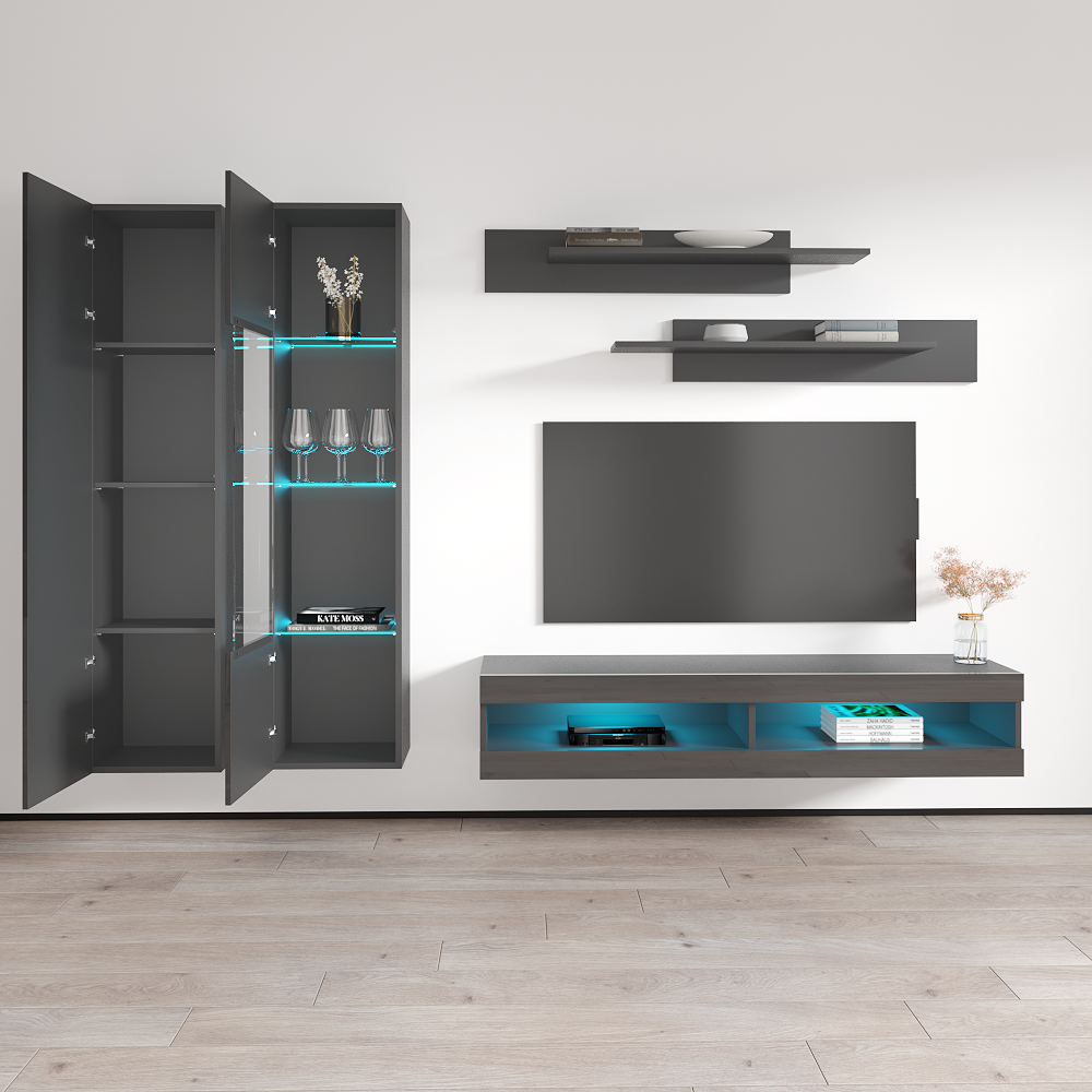 Fly A 34TV Floating Entertainment Center - Meble Furniture