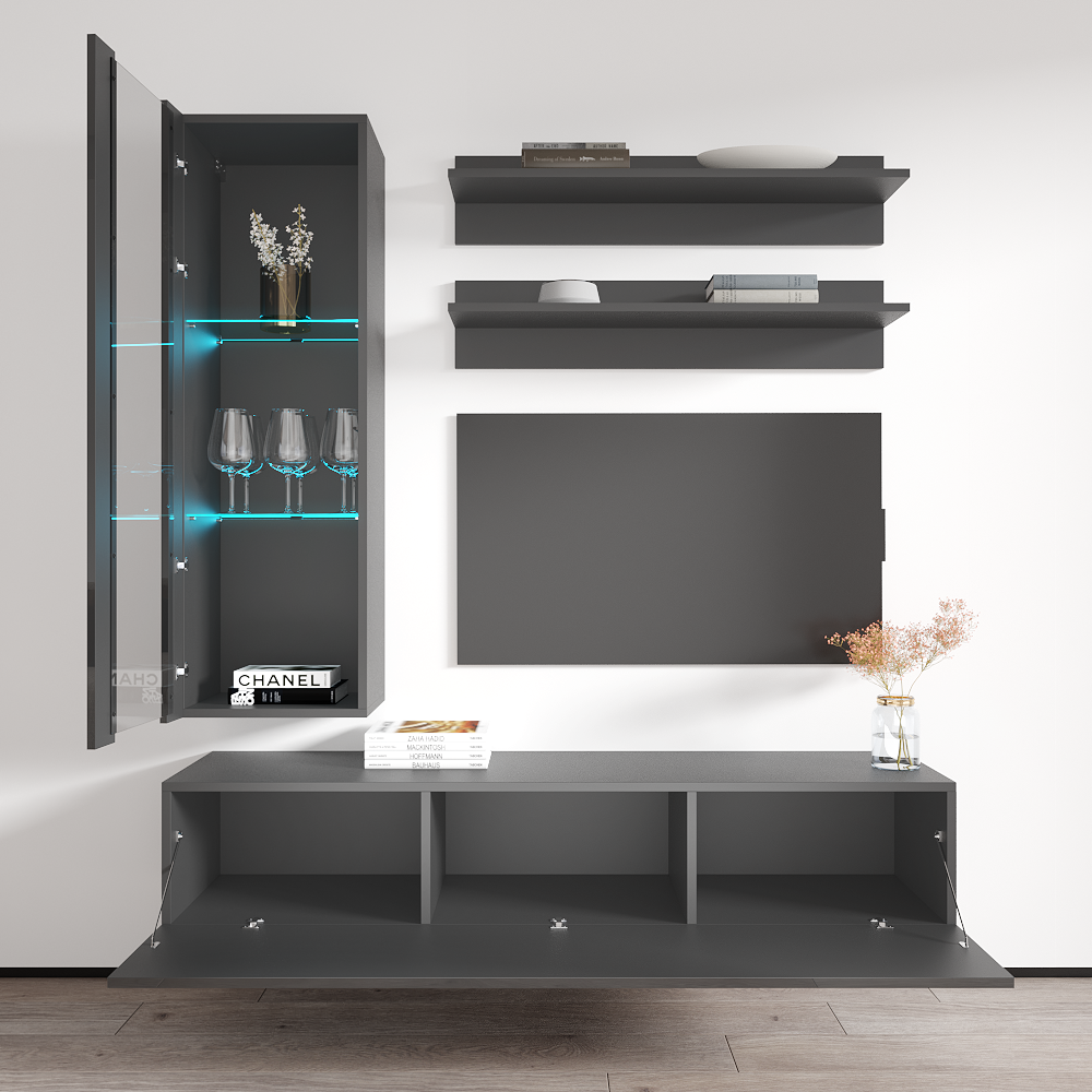 Fly H 30TV Floating Entertainment Center - Meble Furniture