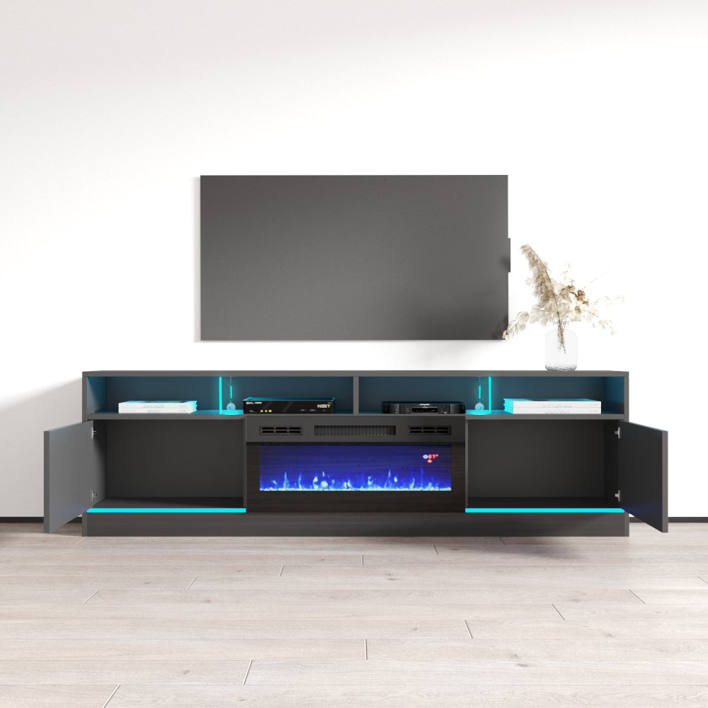Disparo BL-05 Fireplace TV Stand - Meble Furniture