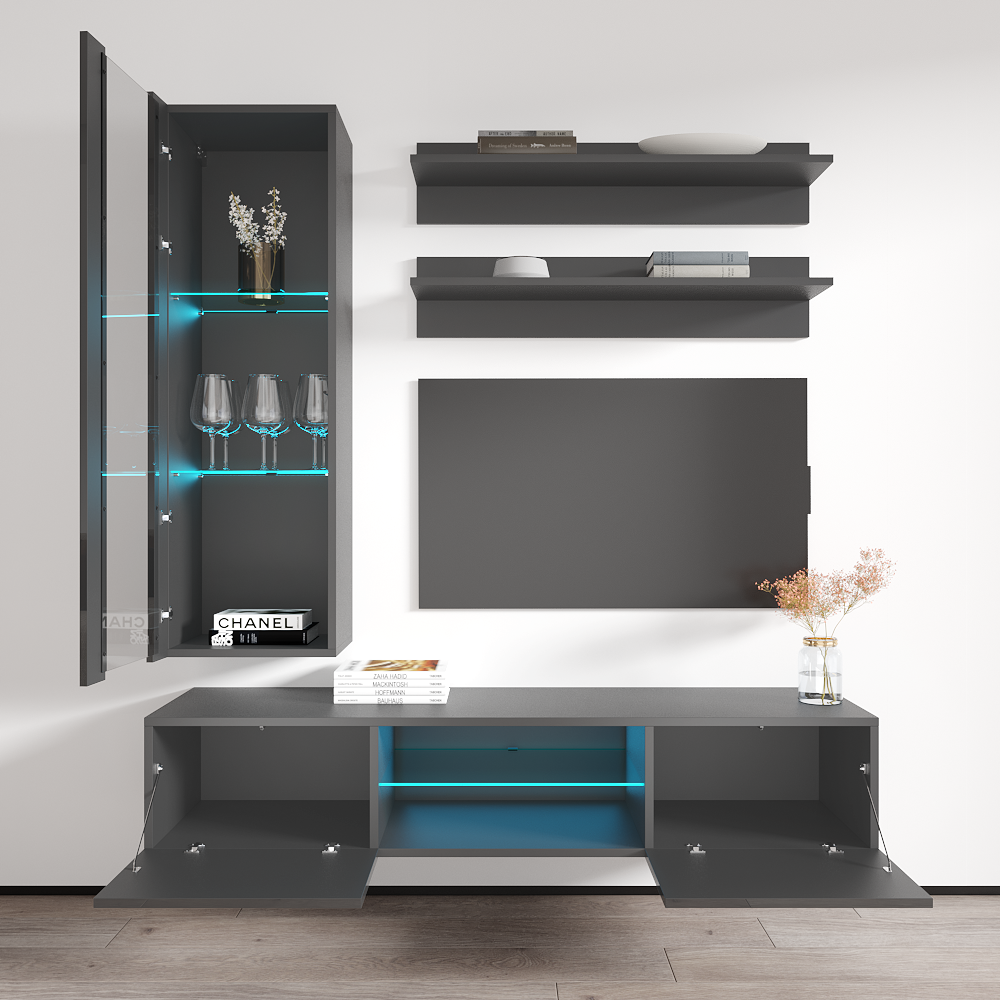 Fly H 33TV Floating Entertainment Center - Meble Furniture
