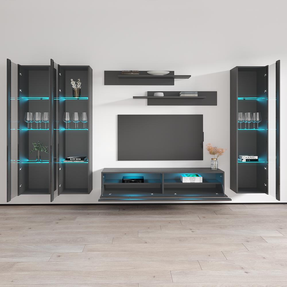 Fly C 35TV Floating Entertainment Center - Meble Furniture