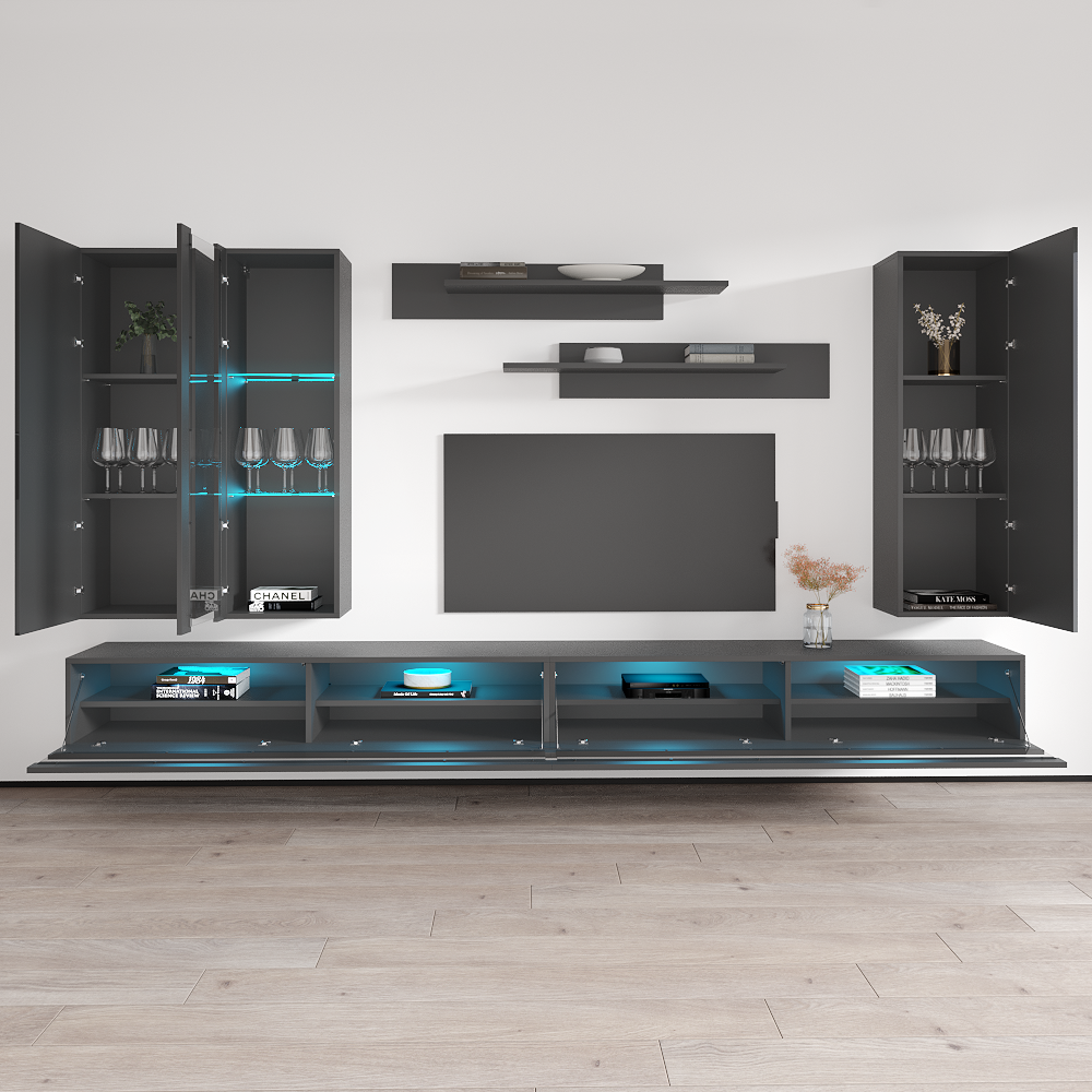 Fly E 35TV Floating Entertainment Center - Meble Furniture