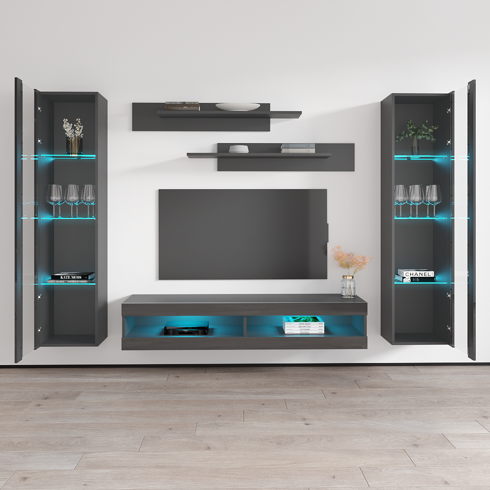 Fly A 34TV Floating Entertainment Center - Meble Furniture