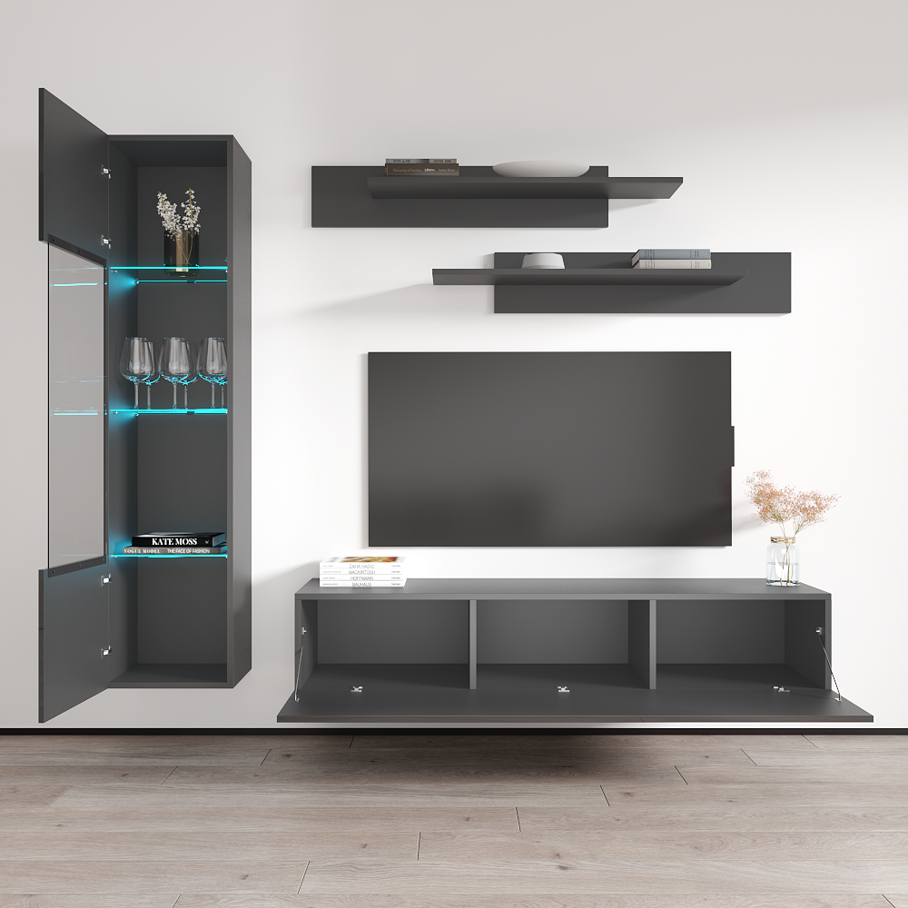 Fly G 30TV Floating Entertainment Center - Meble Furniture