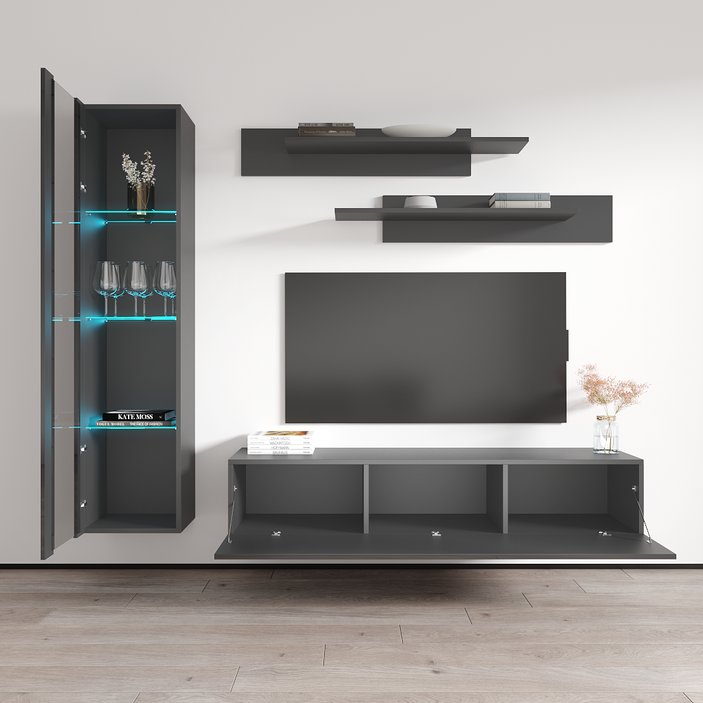 Fly G 30TV Floating Entertainment Center - Meble Furniture