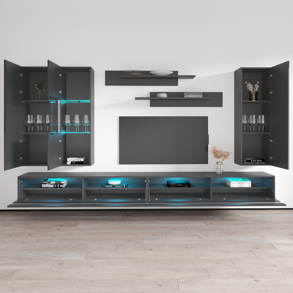 Fly E 35TV Floating Entertainment Center - Meble Furniture