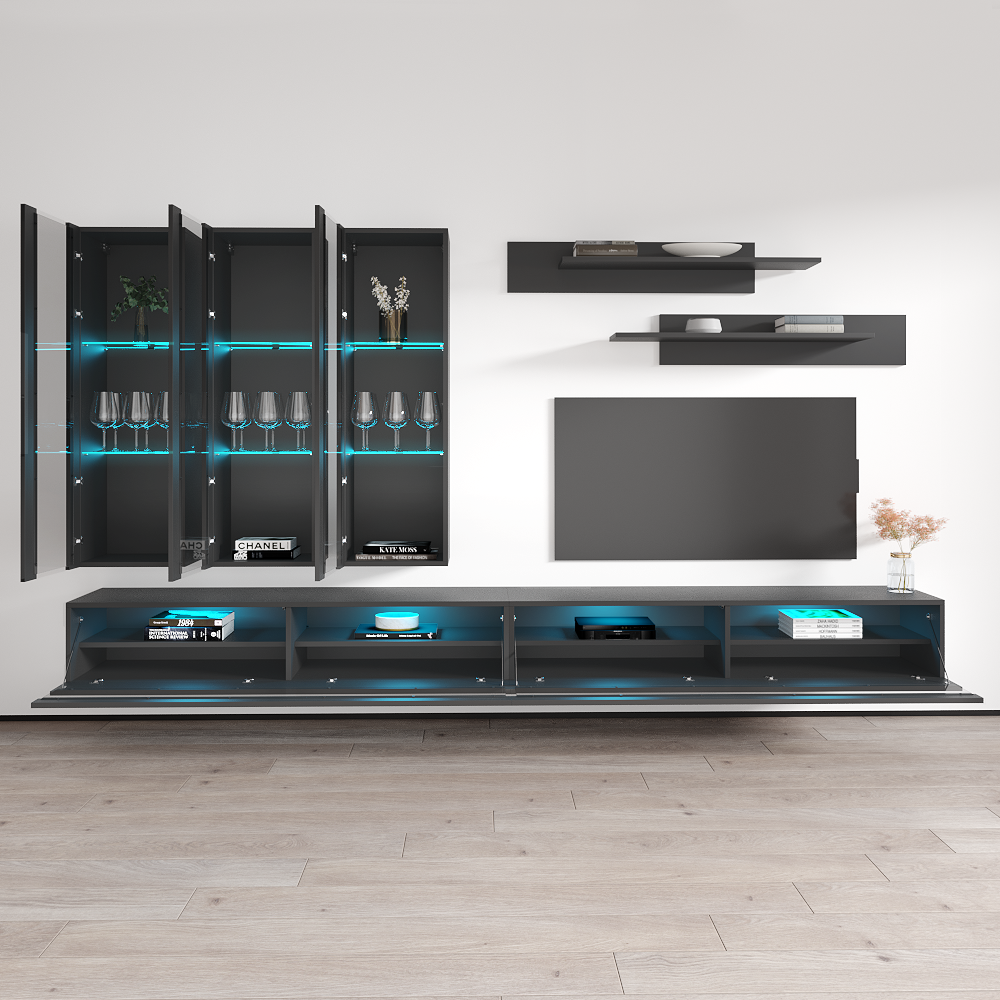 Fly E 35TV Floating Entertainment Center - Meble Furniture