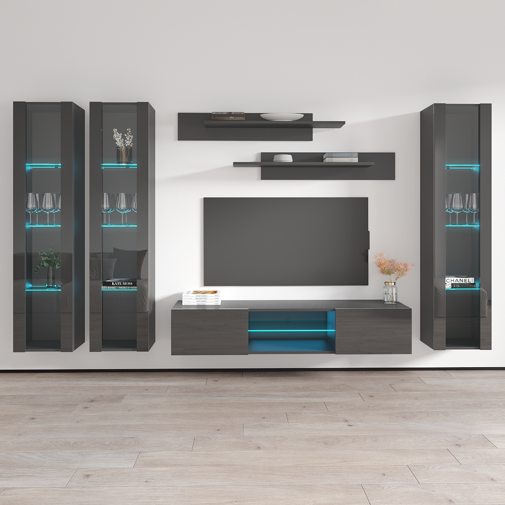 Fly C 33TV Floating Entertainment Center - Meble Furniture