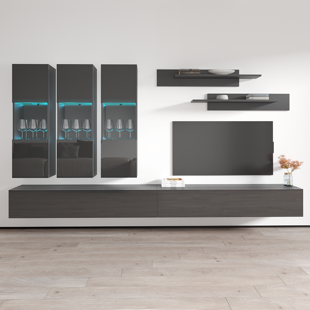 Fly E 30TV Floating Entertainment Center - Meble Furniture