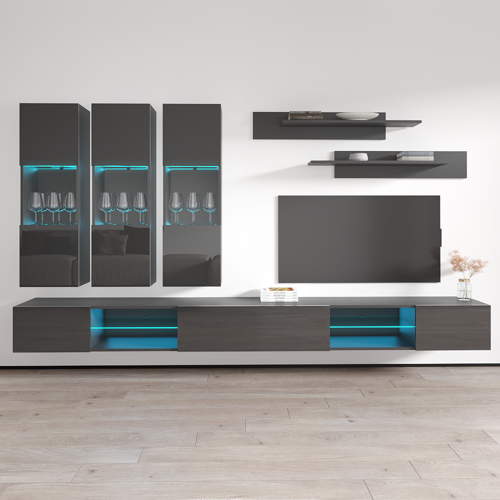 Fly E 33TV Floating Entertainment Center - Meble Furniture