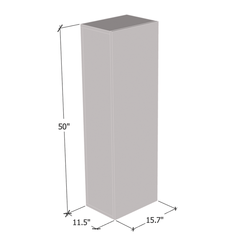 Fly Type-20 Floating Bookcase dimensions diagram