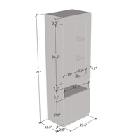 Komi 04 24" Bookcase - Meble Furniture