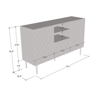 Abeto 59" Sideboard - Meble Furniture