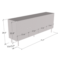 Camelia 4D 72" Sideboard - Meble Furniture