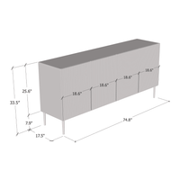 Nicole 75" Sideboard - Meble Furniture