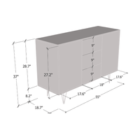 Peri 55" Sideboard - Meble Furniture