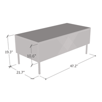 Exito 03 47" Coffee Table - Meble Furniture