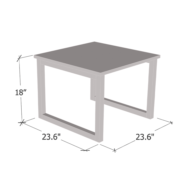 Mawa Coffee Table dimensions diagram