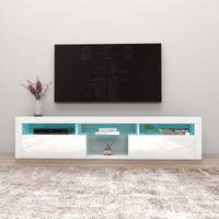 Bari 200 Wall Mounted Floating 79" TV Stand - Meble Furniture