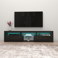 Bari 200 Wall Mounted Floating 79" TV Stand - Meble Furniture