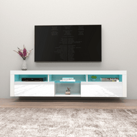 Bari 200 Wall Mounted Floating 79" TV Stand - Meble Furniture